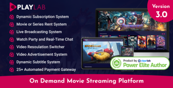 PlayLab - On Demand Movie Streaming Platform