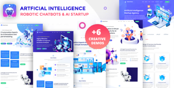 Robotgen - AI Robotics and AI Startup Agency Bootstrap Template