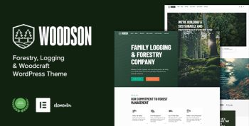 Woodson - Forestry & Logging WordPress Theme