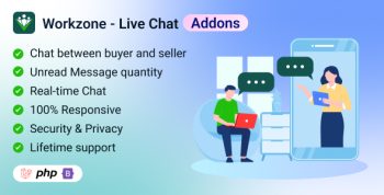 Workzone - Freelancer Marketplace Live Chat Plugin