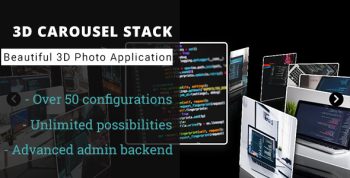 3D Carousel Stack Gallery - Advanced Media Gallery