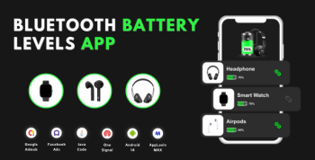 Bluetooth Battery Levels App with AdMob Ads Android