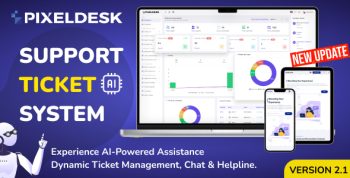 PixelDesk - Support Ticket System With OpenAI