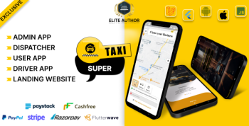 Tagxi Super - Taxi + Goods Delivery Complete Solution