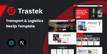 Trastek - Transport & Logistics React NextJS Template