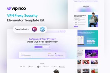 Vipinco - VPN Proxy Security Elementor Pro Template Kit