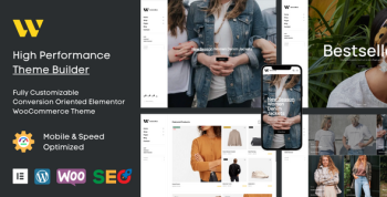 Wooma - Fashion Shop Ecommerce Elementor Theme