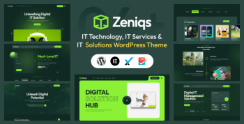 Zeniqs - Technology and IT Solutions WordPress Theme