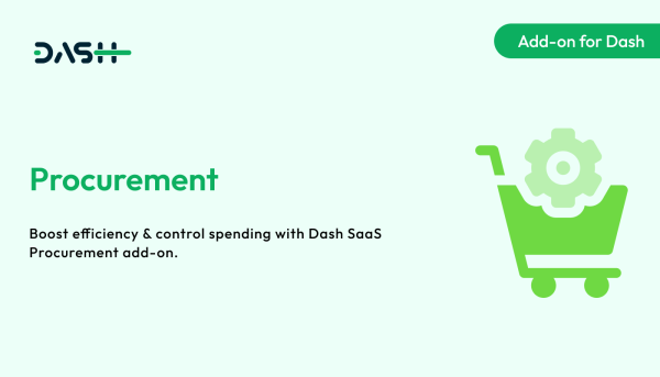 Procurement – Dash SaaS Add-on