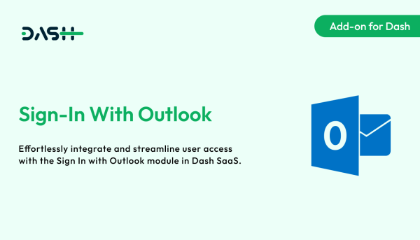 Sign-In With Outlook – Dash SaaS Add-on