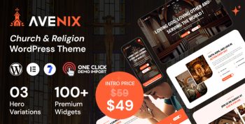 Avenix - Church WordPress Theme