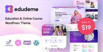 Edudeme - Education & Online Course WordPress Theme