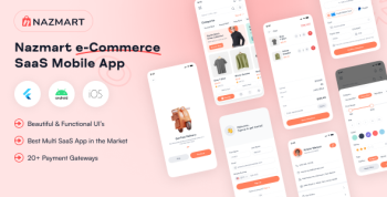 NazMart - Tenant Shop Flutter Mobile App