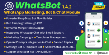 WhatsBot - WhatsApp Marketing, Bot & Chat Module for Perfex CRM