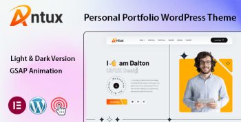 Antux - Personal Portfolio WordPress Theme