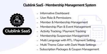 Clublink SaaS - Membership Management Software