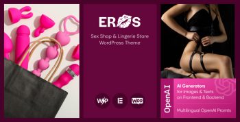 Eros - Sex Shop & Lingerie Store WordPress Theme