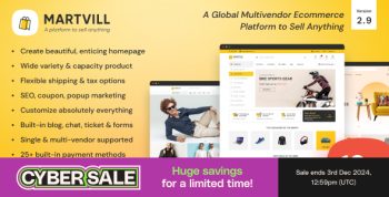 Martvill - A Global Multivendor Ecommerce Platform to Sell Anything