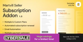 Martvill - Seller Subscription Add-on