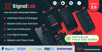 SignalLab - Forex And Crypto Trading Signal Flutter App