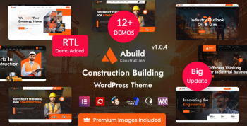 Abuild - Construction WordPress Theme