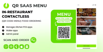 Foodyman SaaS - QR / Digital-menu, POS, Waiter and Kitchen platform (Admin, POS, Kitchen, Waiter)