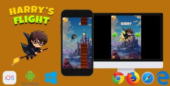 Harry’s Flight - HTML5 Game - Flappy Bird Clone