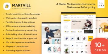 Martvill - A Global Multivendor Ecommerce Platform to Sell Anything