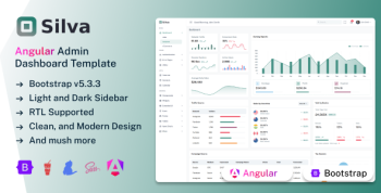 Silva - Angular Admin Dashboard Template