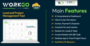 WorkGo SaaS - Lead and Project Management Tool