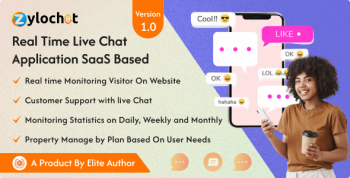 ZyloChat - Real Time Live Chat and Website Visitor tracking Application (Saas Based)