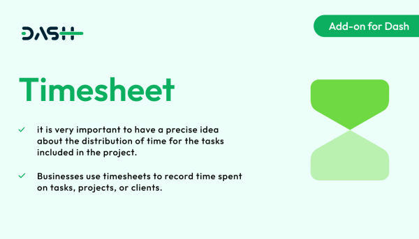 Timesheet – Dash SaaS Add-on