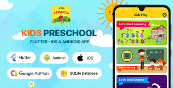 Kids Preschool - Flutter Android & iOS Application