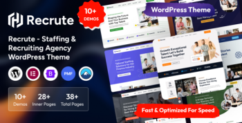 Recrute - Staffing & Recruiting Agency WordPress Theme