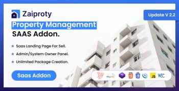 Zaiproty - Property Management SAAS Addon