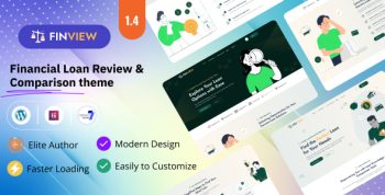 Finview - Financial Loan Review and Comparison Affiliate WordPress Theme.