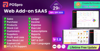 POS Pro - Advanced POS & Inventory Management System add-on | POS SaaS Solution