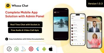 Whoxa App - Whatsapp Clone App | Chat App iOS | Chat App Android | Nodejs Chat App | Chat Messenger