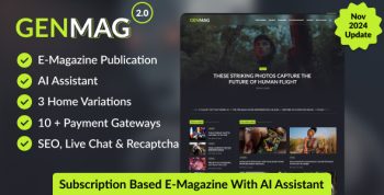 GenMag - E-Magazine with AI Assistant