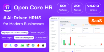 Open Core HR: Complete SaaS HRMS Platform - AI, GPS Tracking, Attendance & Chat