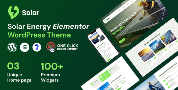 Solor - Solar Energy WordPress Theme Solor - Solar Energy WordPress Theme