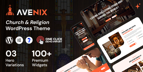 Avenix - Church Website WordPress Themes Avenix - Church Website WordPress Themes