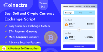 Coinectra - Buy, Sell, Staking  and Crypto Currency Exchange Script