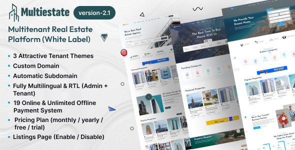 MultiEstate - Multitenant Real Estate Platform (White Label) MultiEstate - Multitenant Real Estate Platform (White Label)