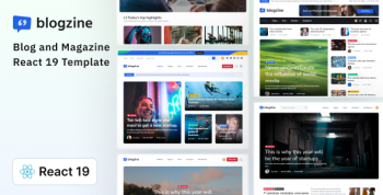 Blogzine - React 19 Blog & Magazine Template