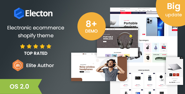 Electon- The Single Product, Electronics & Gadgets eCommerce Shopify Theme Electon- The Single Product, Electronics & Gadgets eCommerce Shopify Theme