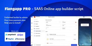 Flangapp PRO - SAAS Online app builder from website