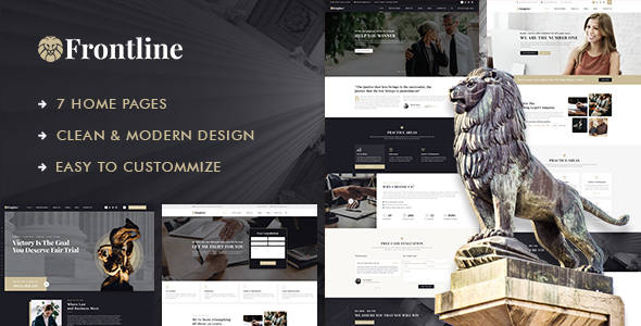 Frontline - Attorney & Lawyer WordPress Theme Frontline - Attorney & Lawyer WordPress Theme