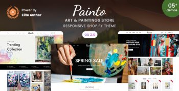 Painto - Art & Paintings Store Shopify 2.0 Theme