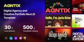 Agntix - Digital Agency & Creative Portfolio NextJs Template